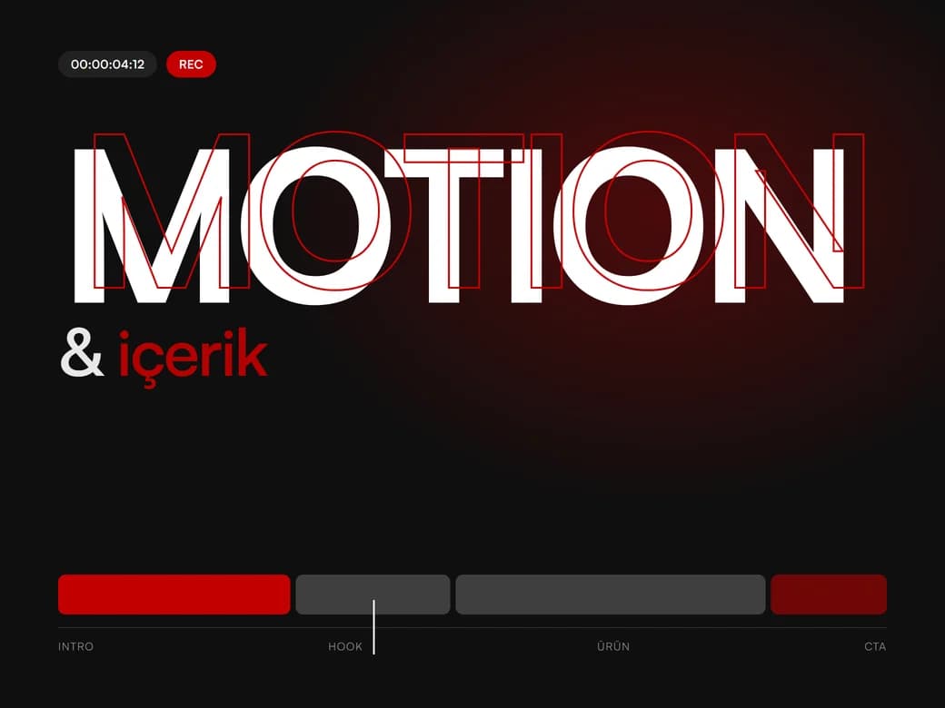 Motion / İçerik - Kinetik tipografi